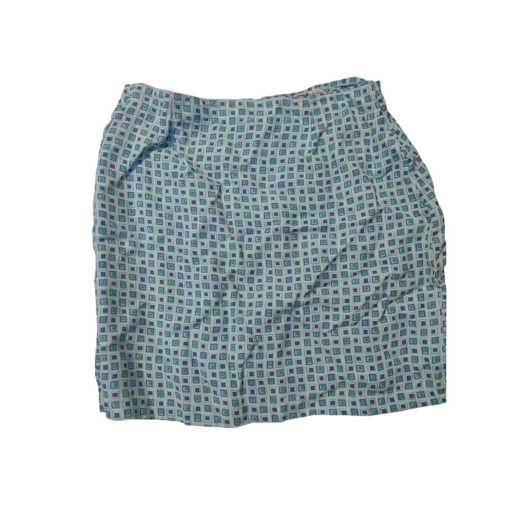 Vintage‎ Y2K Gap Mini Skirt 6 Casual Preppy Geometric Pattern Lightweight Preppy - Picture 2 of 6